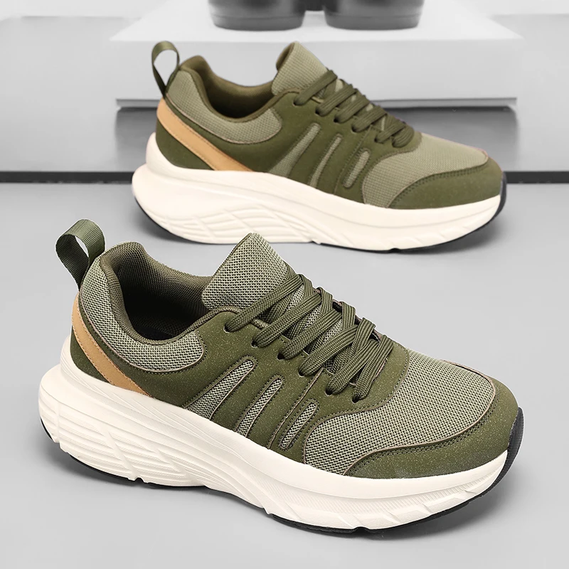 

Men Retro Fashion Casual Sneakers Flat Sole Suede Texture Comfortable Insole Wear Resistant All Season Daily Commute StreetShoes