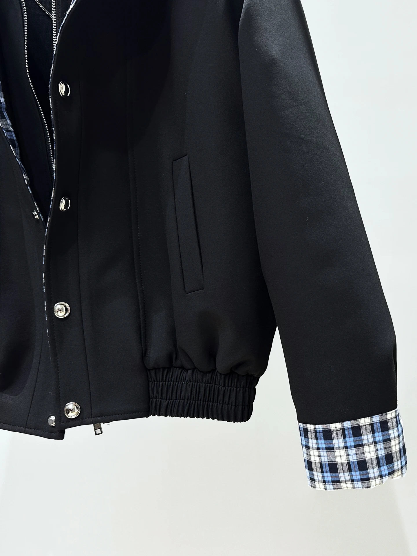 Men's 2025 Autumn Winter New Light Luxury Faux Two-Piece Quilted Jackets Men's Loose Comfort Thickened Parkas Long Sleeve Coats