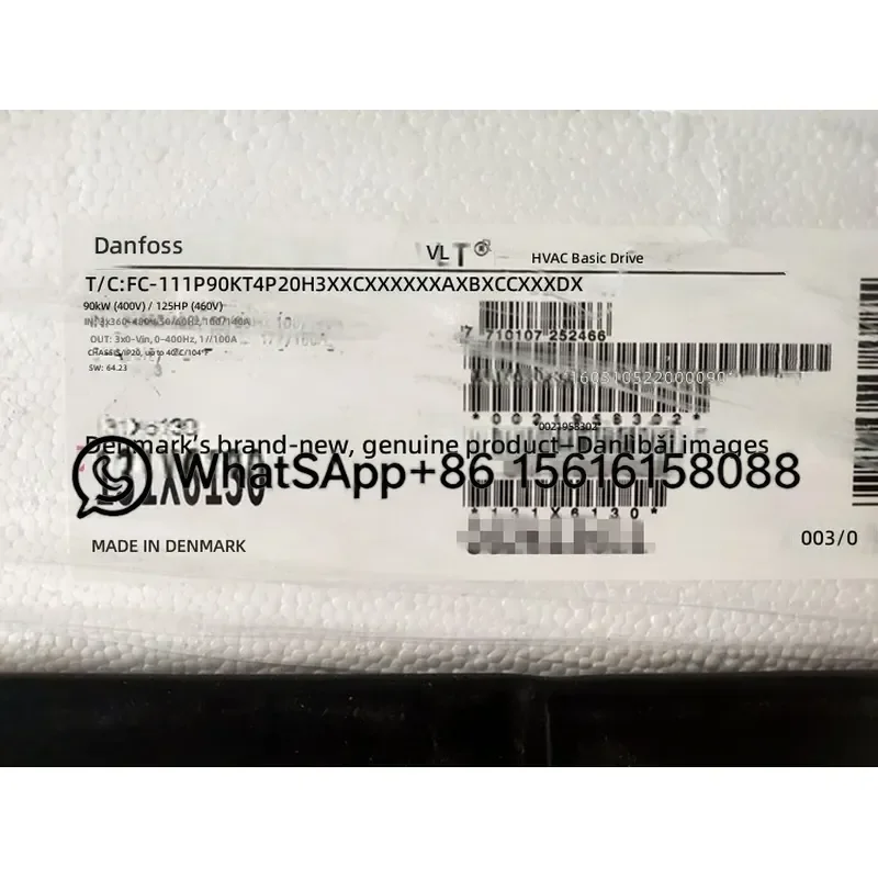 Original Danfoss FC-111P90KT4P20H3XXCXXXSXXXXAXBXCXXXXDX 131X6130 VFD Inverter Drive AC Motor Speed Controller Variable