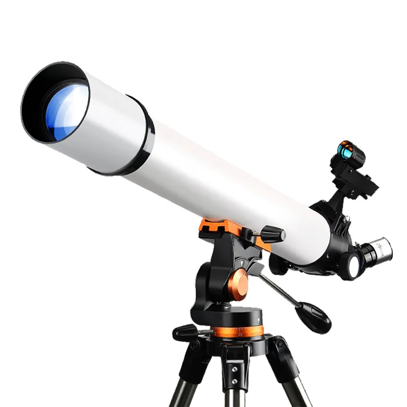 70 700 Refractor Astronomical Telescope With Fine-tuning Tripod for Stargazing Planet Observation and Bird Watching