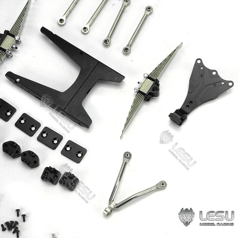 Metal 9Mm Rear Suspension For 1/14 LESU Differential Axles Dump Truck DIY Tamiyay Outdoor Toys TH17149