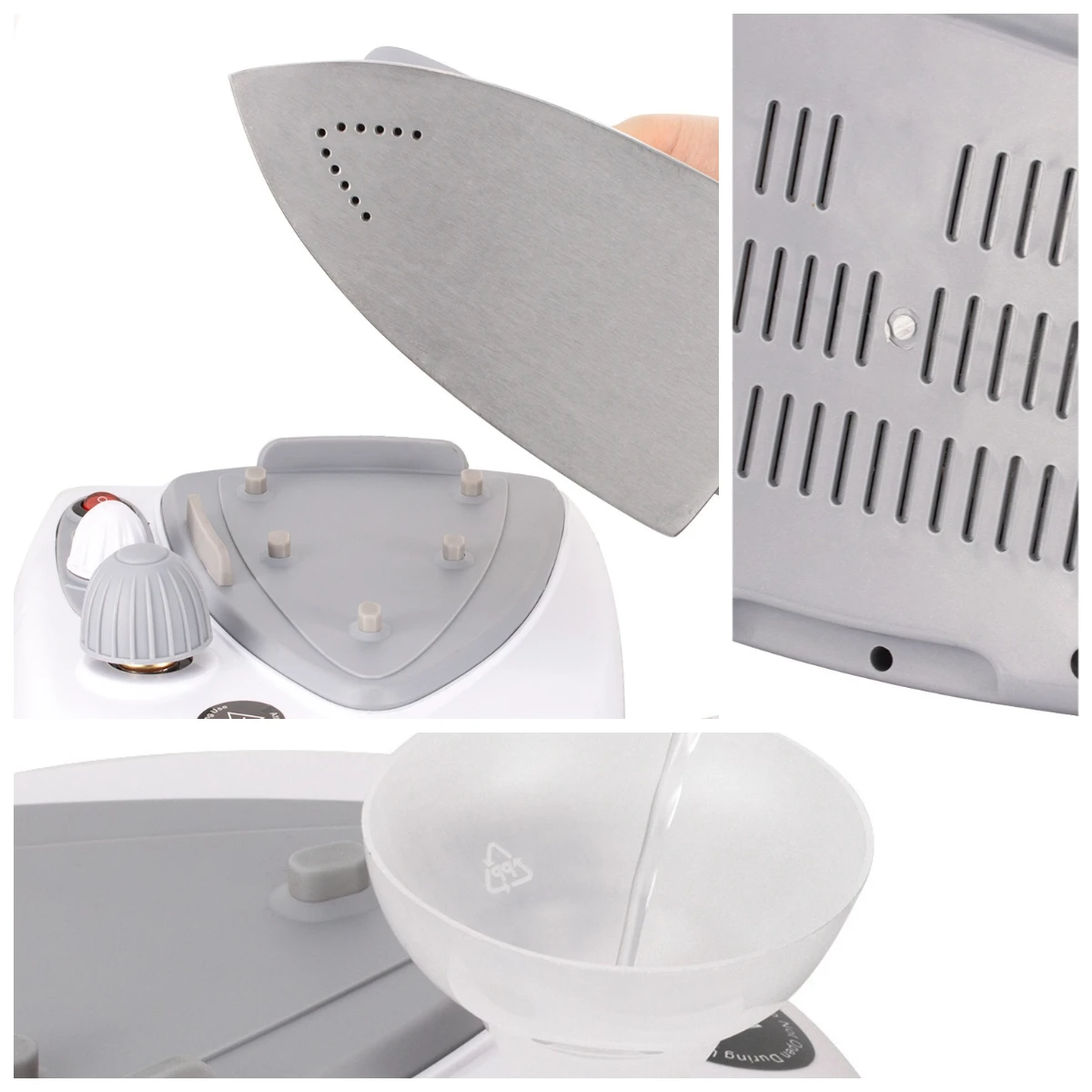 European Standard 2000W Household and Commercial Steam Iron, Dry Cleaner Hotel Boiler Steam Iron