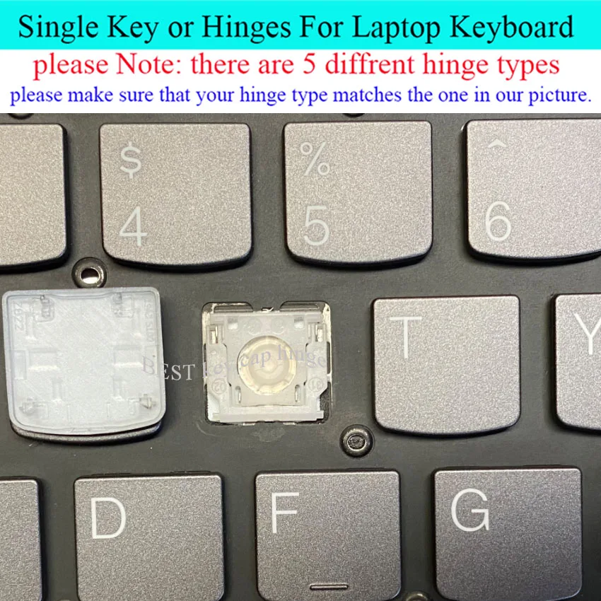 Single Key cap hinges For Lenovo Legion Air14 2023 LRL8 IAP8 Pro 14 IRH8 ARP8 APH8 Yoga Slim 7 Pro 14IRH8 Keyboard Keys