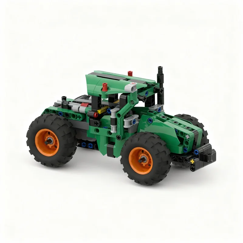 195pcs MOC Tractor Technical Model Building Blocks Construction Toy Christmas Gifts DIY Creative Idea Education Birthday Brick