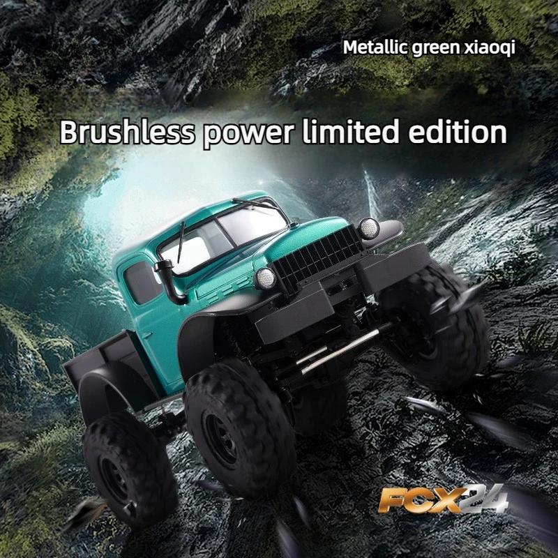 FCX24 4WD RC Off-Road Vehicle Front Headlights Anti-Slip Tires Brushless Motor Simulated Interior RTR All-Terrain Outdoor RC Toy