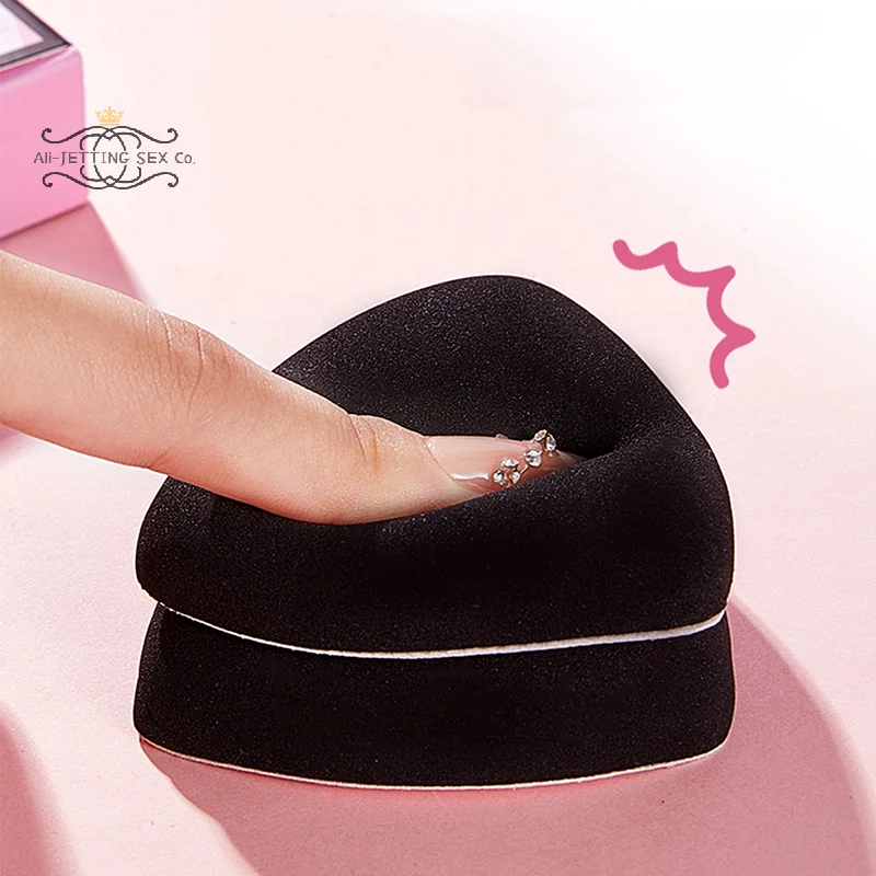 1/2pcs Powder Puff Face Makeup Sponge Soft Triangle Powder Puffs For Loose Powder Body Powder Cosmetic Foundation Sponge Pack