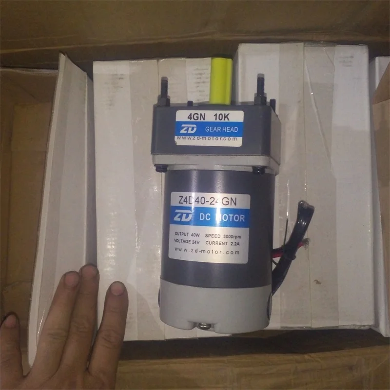 

40 Watt 80mm 24v Dc Micro Brushed Gear Brush Motor Ratio 30:1 Output Speed Is 60 Rpm Or Ratio 36:1