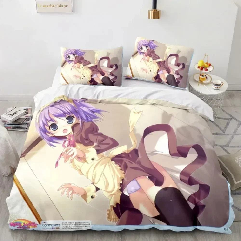 

Kotori Itsuka Cosplay Anime Date a Live Costume 3D Duvet Cover Bedding Set Comforter Linen Pillowcases Home Decor Single Queen