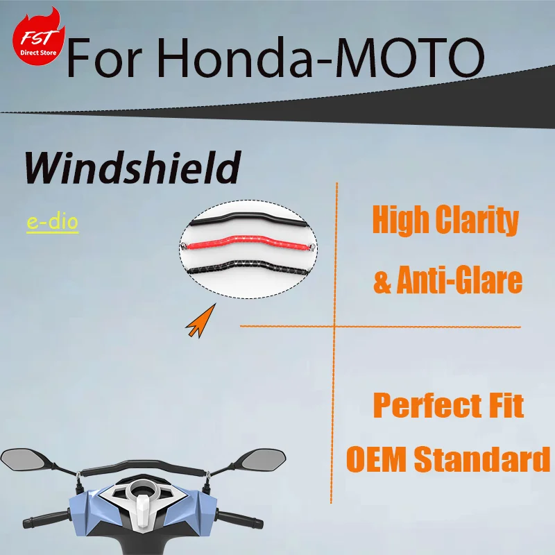 Kids Safety Handrail Handle Bar & Phone Holder for Honda Lead 125, WH110, E ，DIO, NX125, RX125 Scooter