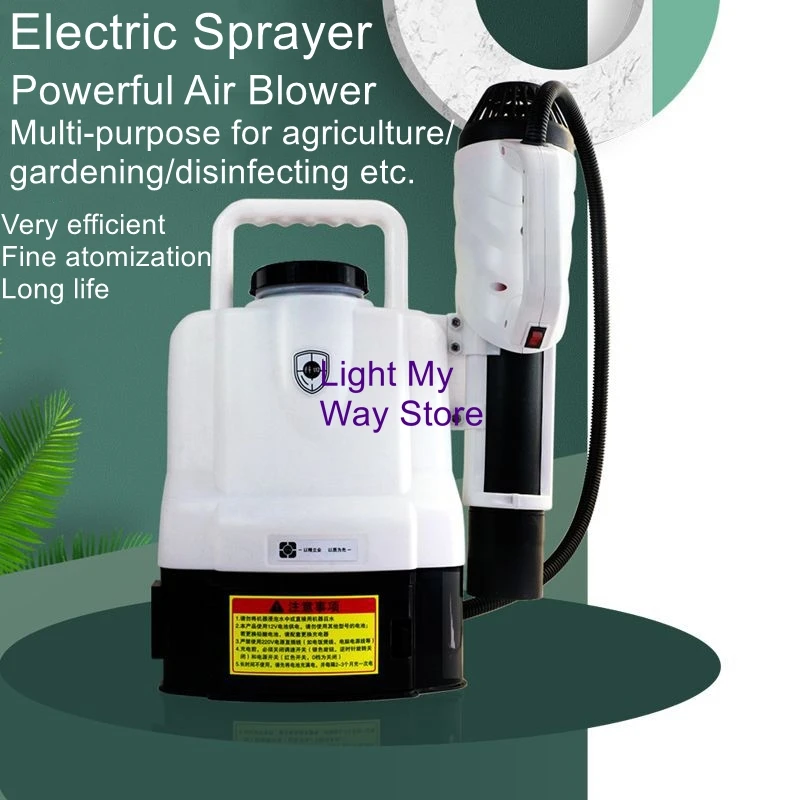 

Handheld misting machine, high-pressure disinfection sprayer, agricultural electric sprayer, garden misting backpack sprayer
