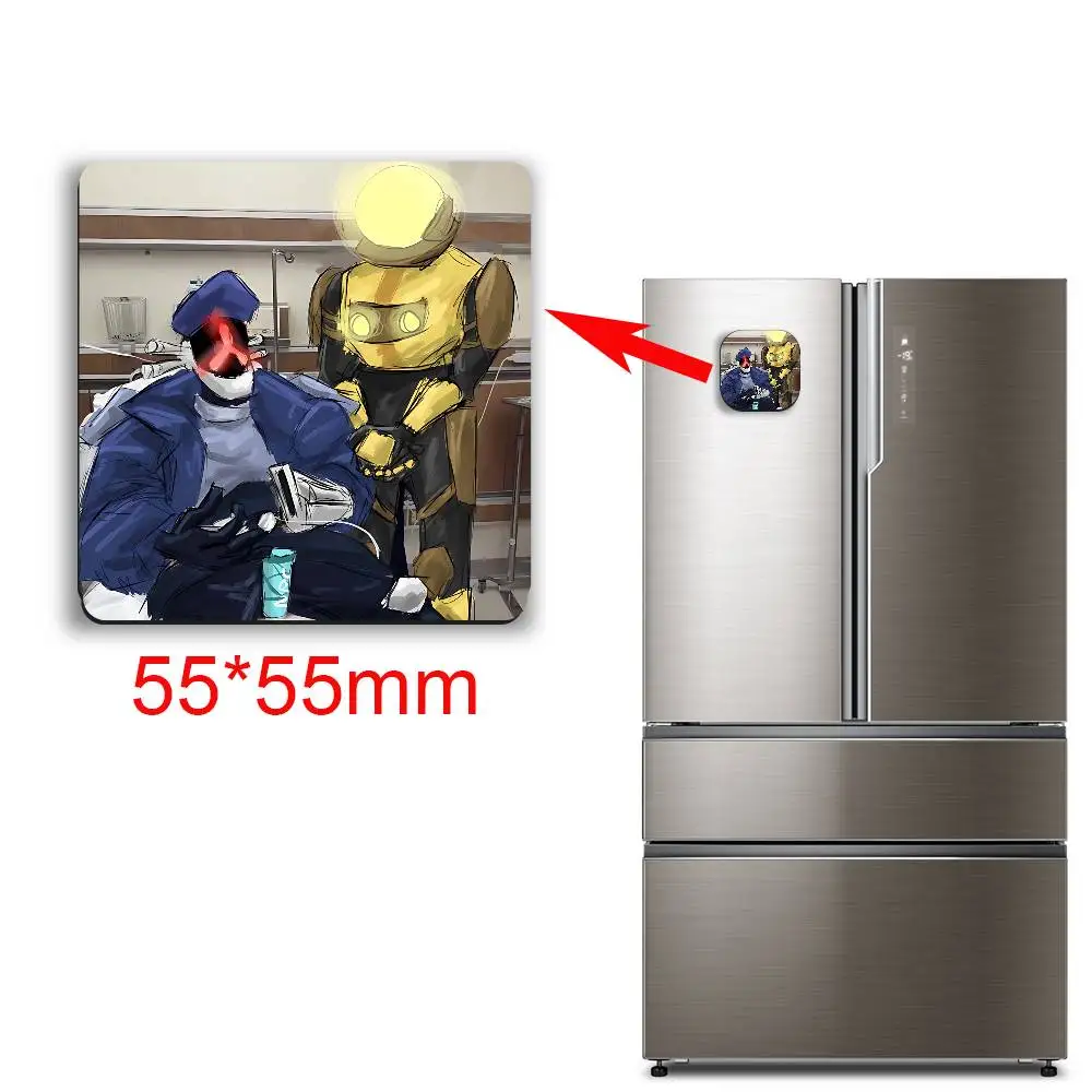 Mercenary Bandit Mercenary Risk of Rain Magnetic Sticker Fridge Magnets No Falling Off Fit for Refrigerators All Metal