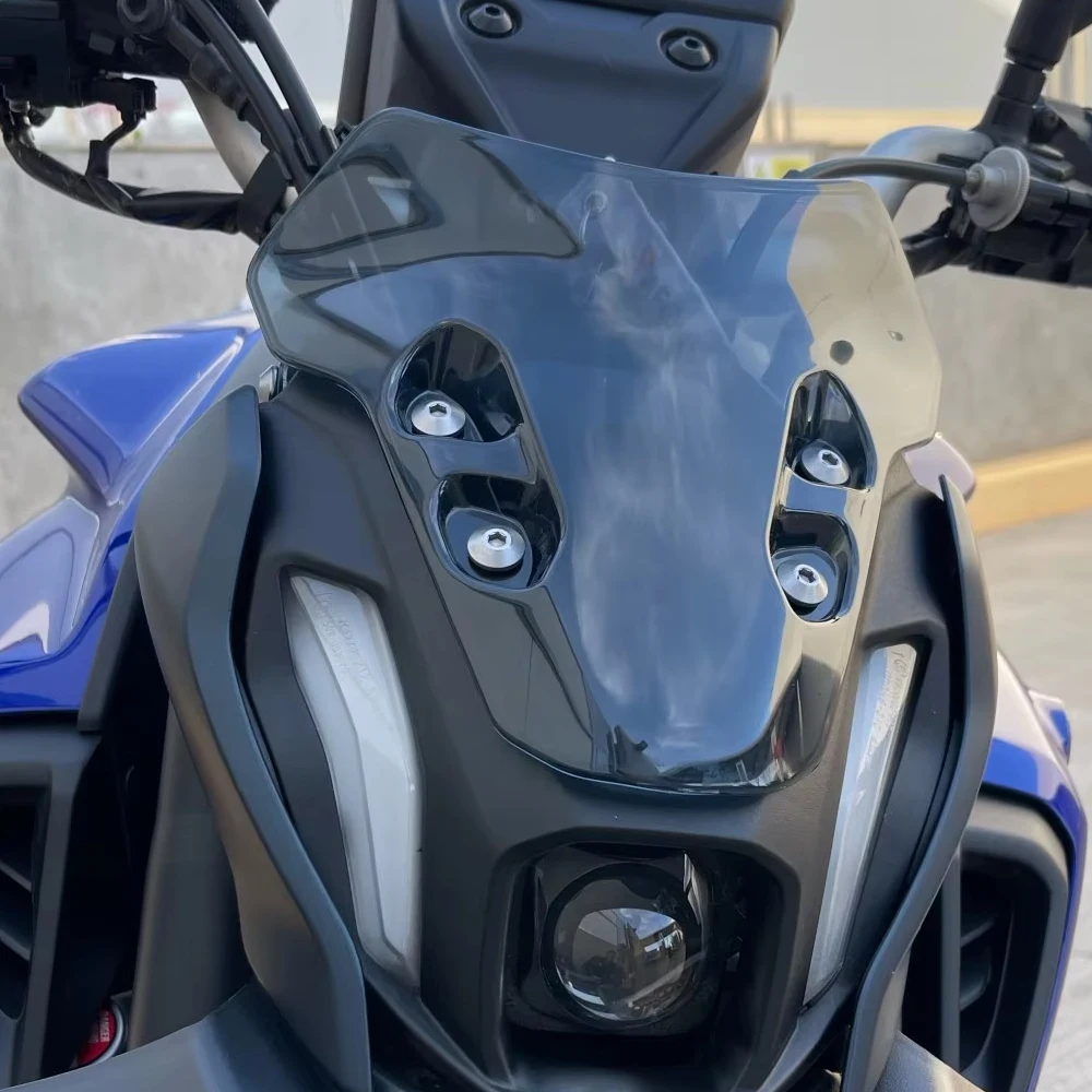 MT07 2024 Motorcycle Windshield Deflectors Wind Shield Screen Protector Parts For Yamaha MT-07 Windscreen MT 07 2023 2022 2021