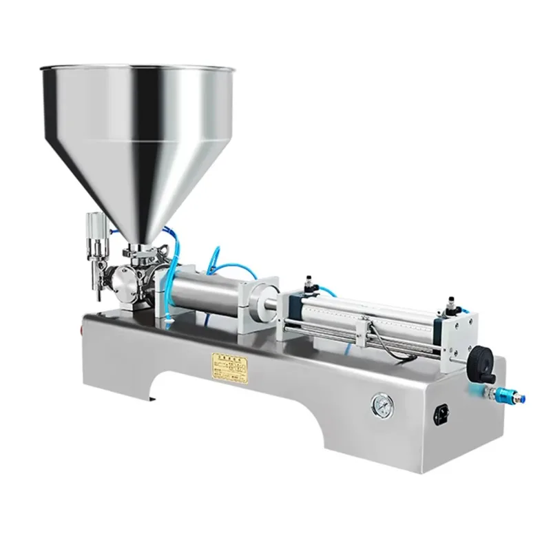 Semi Automatic 500ml Quantitative Paste Liquid Filling Machine for Daily Skin Care Beverages