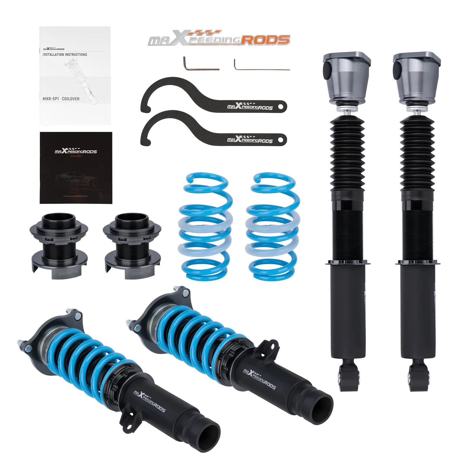 24 Damping Levels For Honda Civic FK5 Hatchback 1.8 iVTEC R18Z1 2016-2021 52mm Coilovers Shock Absorbers Springs Suspension