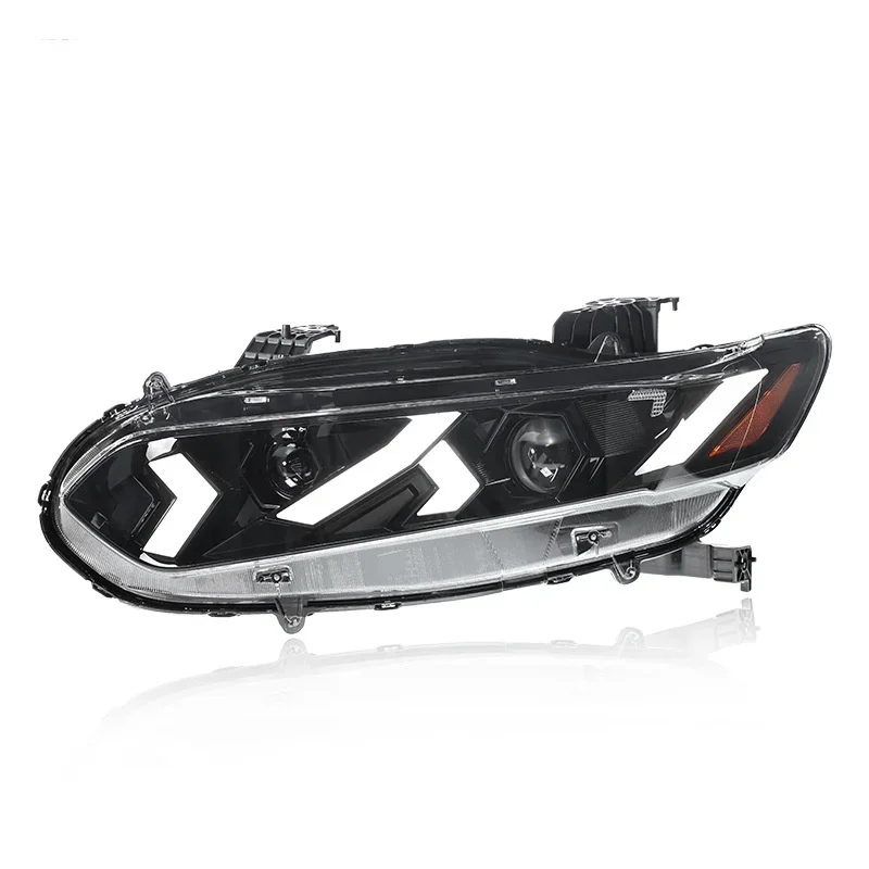 For Honda 10th Generation Accord 18-23 Rambo LED Headlight Assembly Modification New 12V Daytime Running Light Streamer New