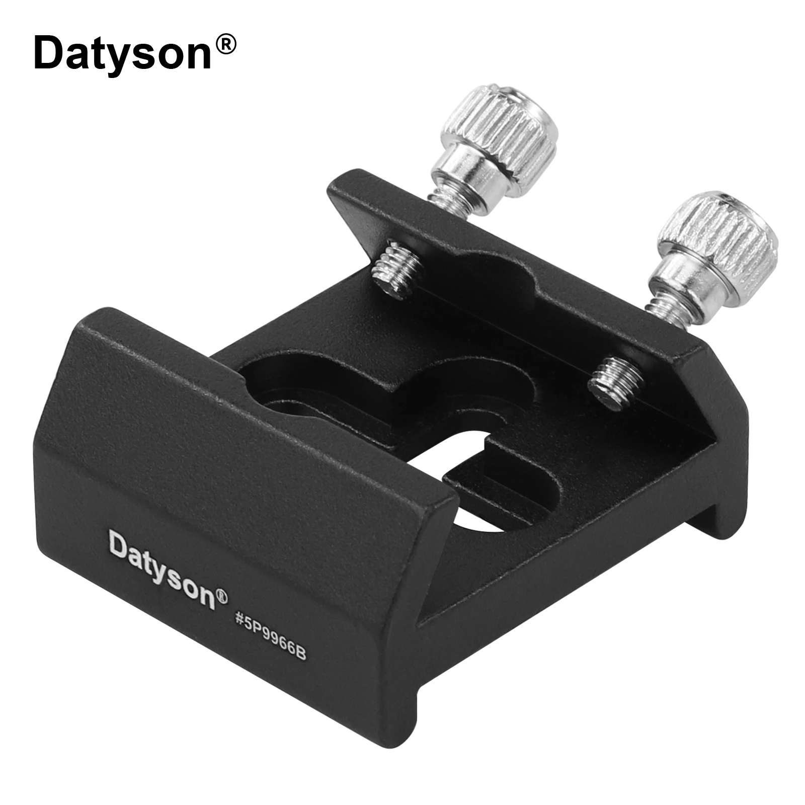 Datyson Telescope Accessory – Black Aluminum Alloy 5P9966B Dovetail Mounting Base / Finder Scope Base / Guide Scope Base