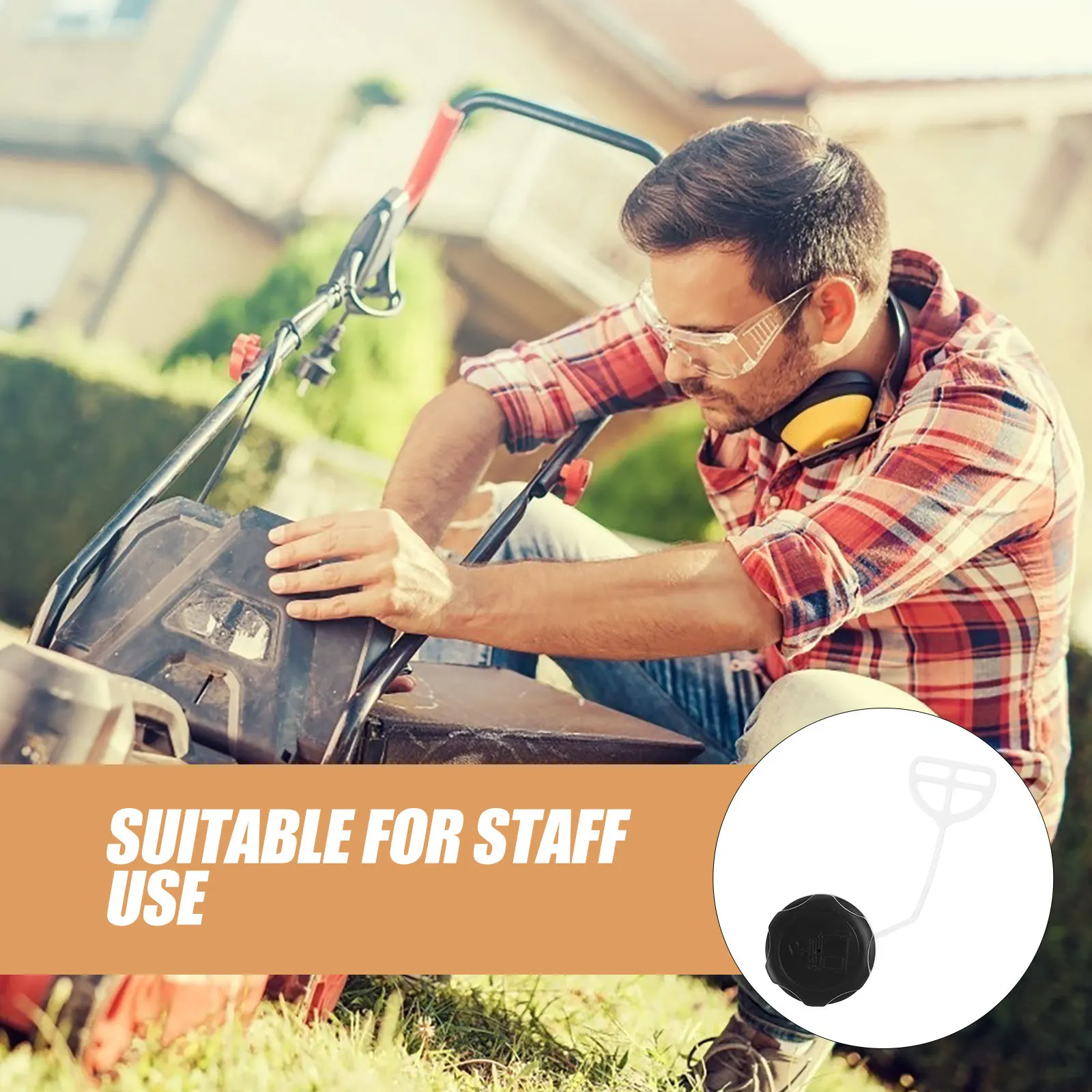 

4pcs Fuel Cover Replacement For Chainsaw Lawn Mower Accessories Fuel Cap Oil Tank Cover Gas Tank Cap Mower Parts