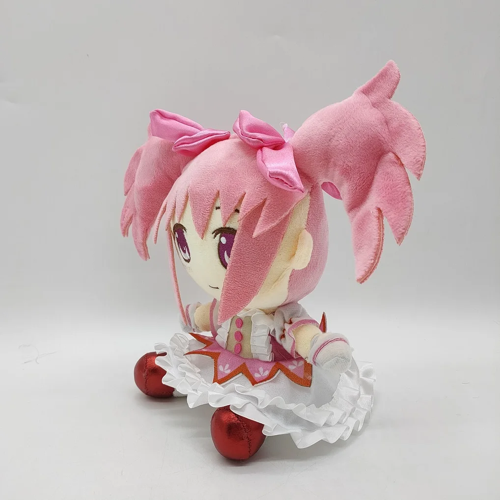 Caliente 21cm Madoka Kaname muñeco de peluche juguete Cosplay Puella Magi Madoka Magica lindo almohada de peluche suave regalo de cumpleaños