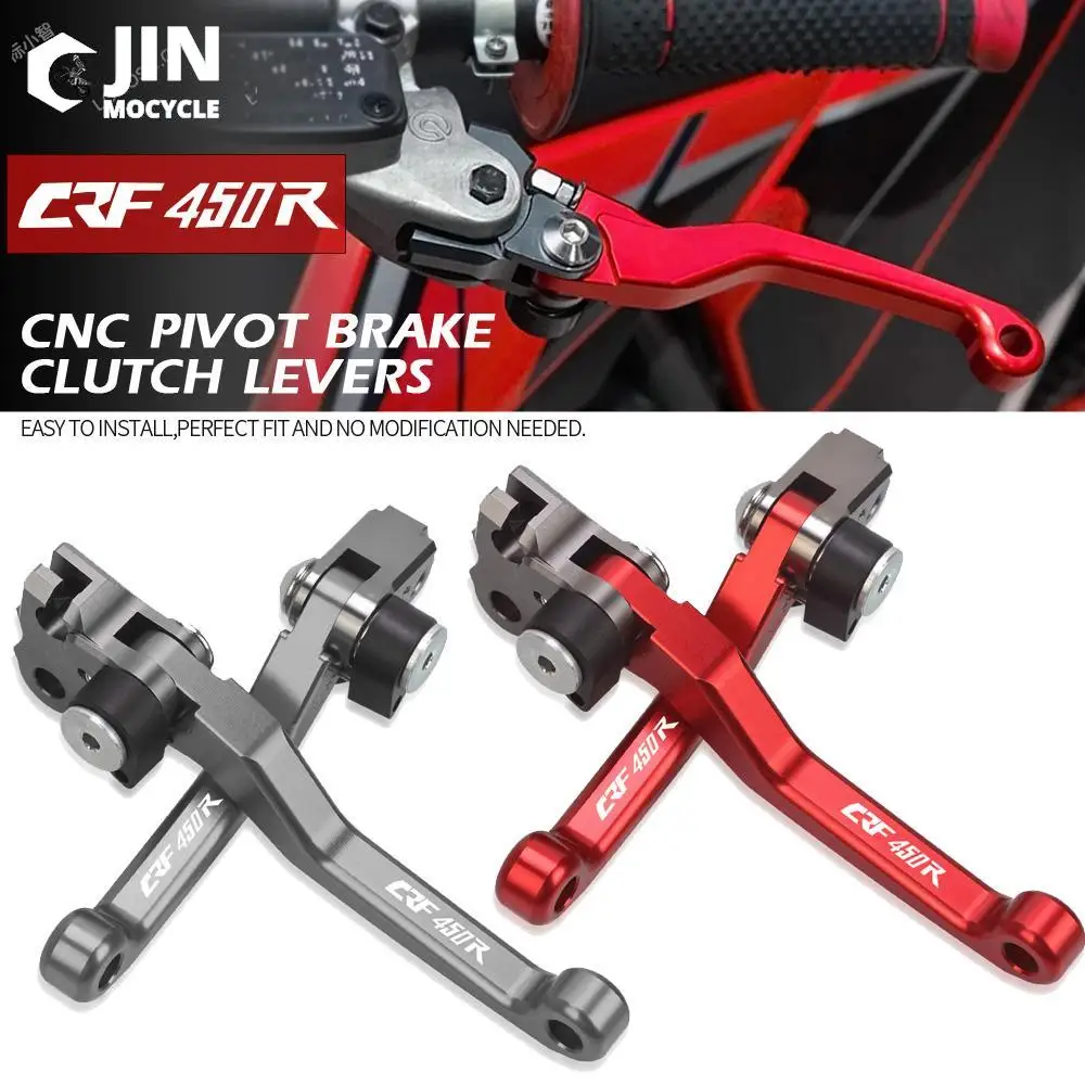 

Motocross Foldable Pivot Dirt Bike CNC Brake Clutch Levers Cable Lever Handle For HONDA CRF450R CRF 450R 2002 2003