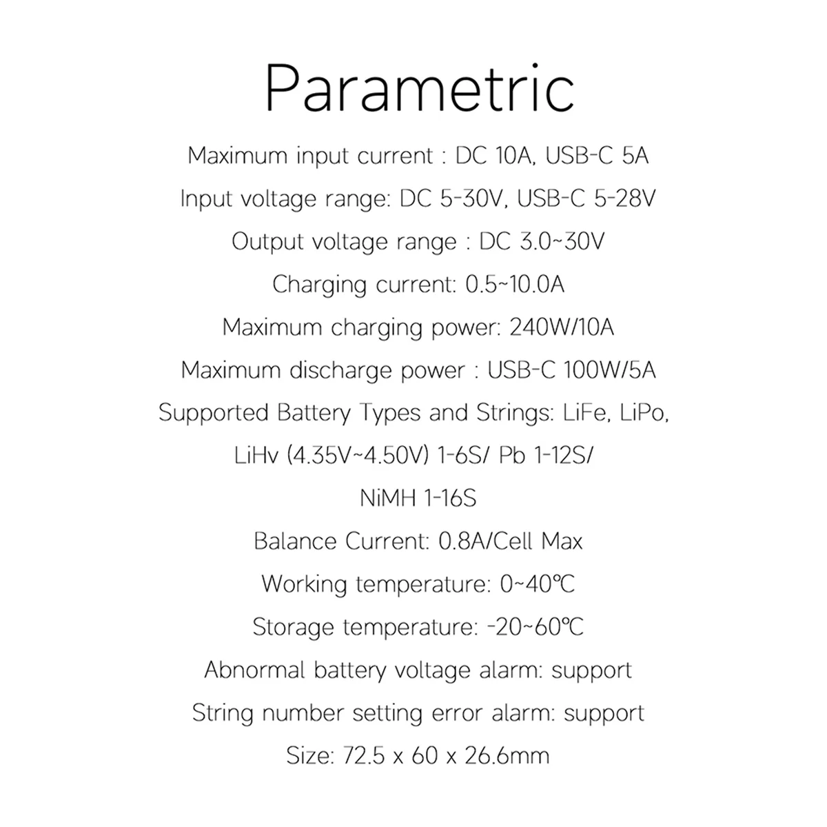 

X62A_For ISDT 608PD Lipo Balance Charger for RC Batteries LiFe/Lilon/LiPo