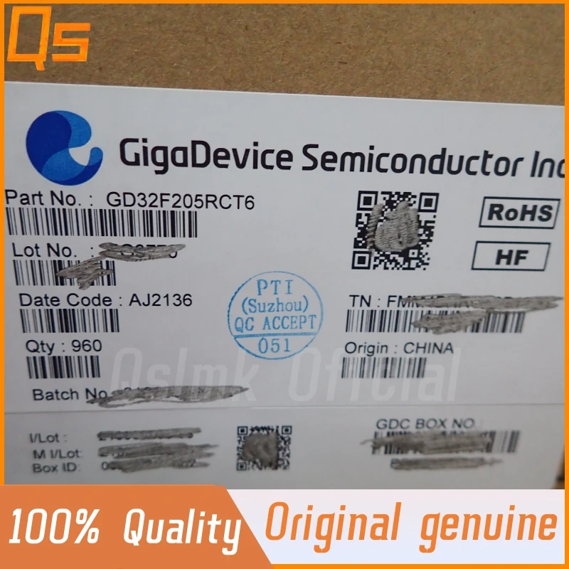 New Original GD32F205RCT6 GD32F205 LQFP64 Chip 32-Bit Microcontrolle MCU