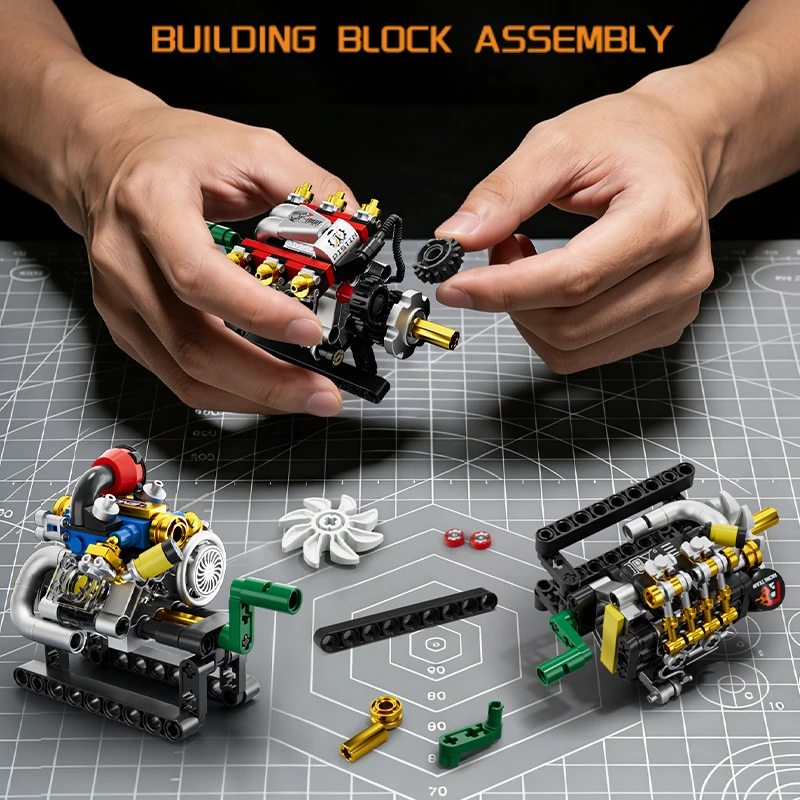Mini Motor de Bloques de Const - Building Block Mini reseña y precio