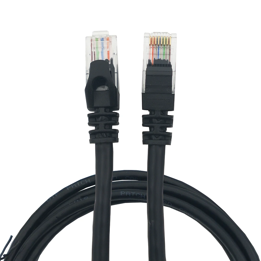 3Meter RJ45 network Cable CAT6 patch pord 8Core Cable 8P8C Modular Plug UTP 24AWG Connection Cable Black for Enternet