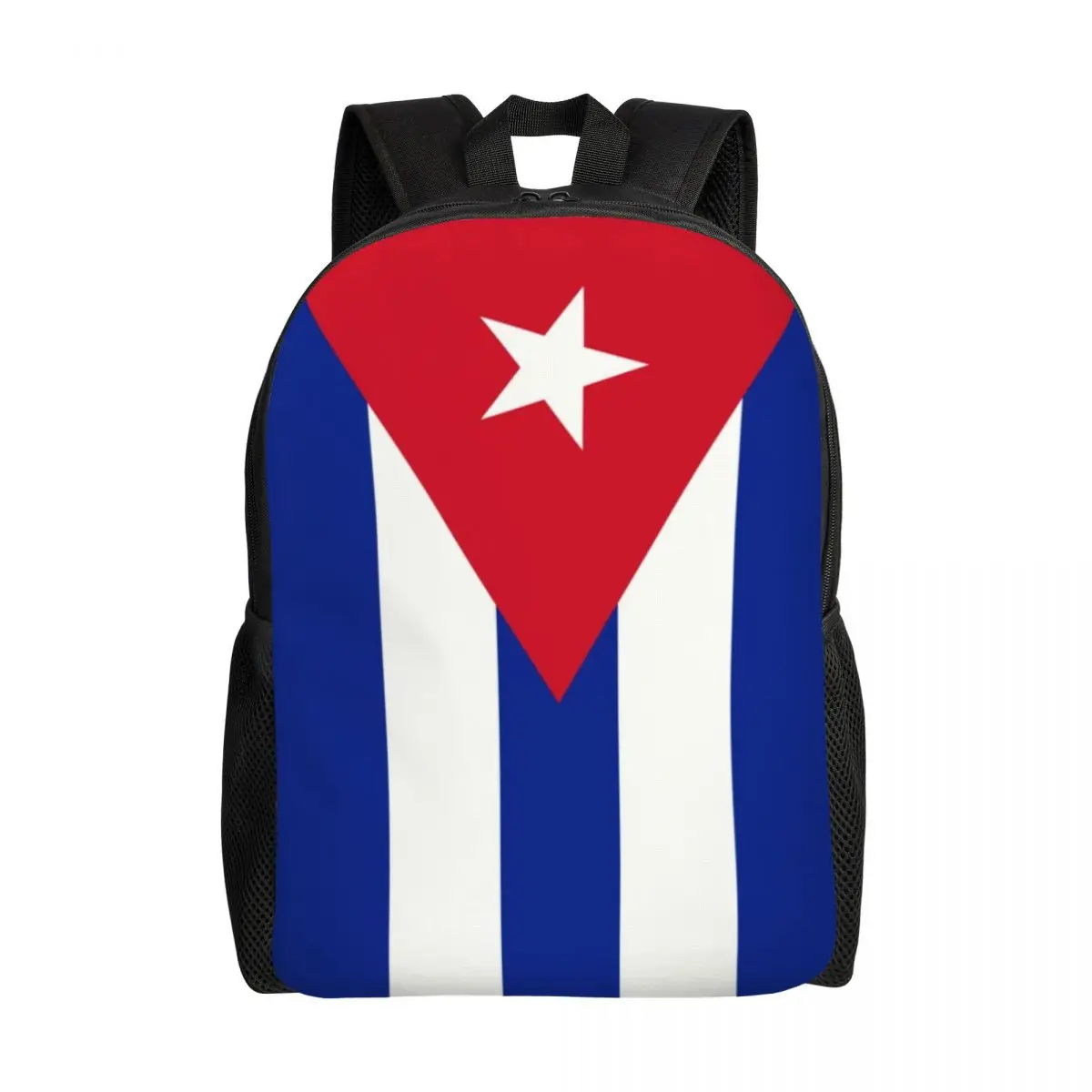 Flag Of Cuba Laptop Backpack Men Women Basic Bookbag for School College Student Cuban Patriotic Bag