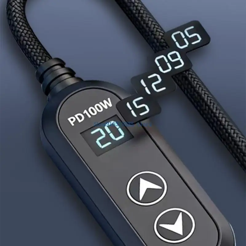 Type C to Charging Solution 5V to 20V Adjustable Voltages and PD100W Fast Charging for Home Office Electronics