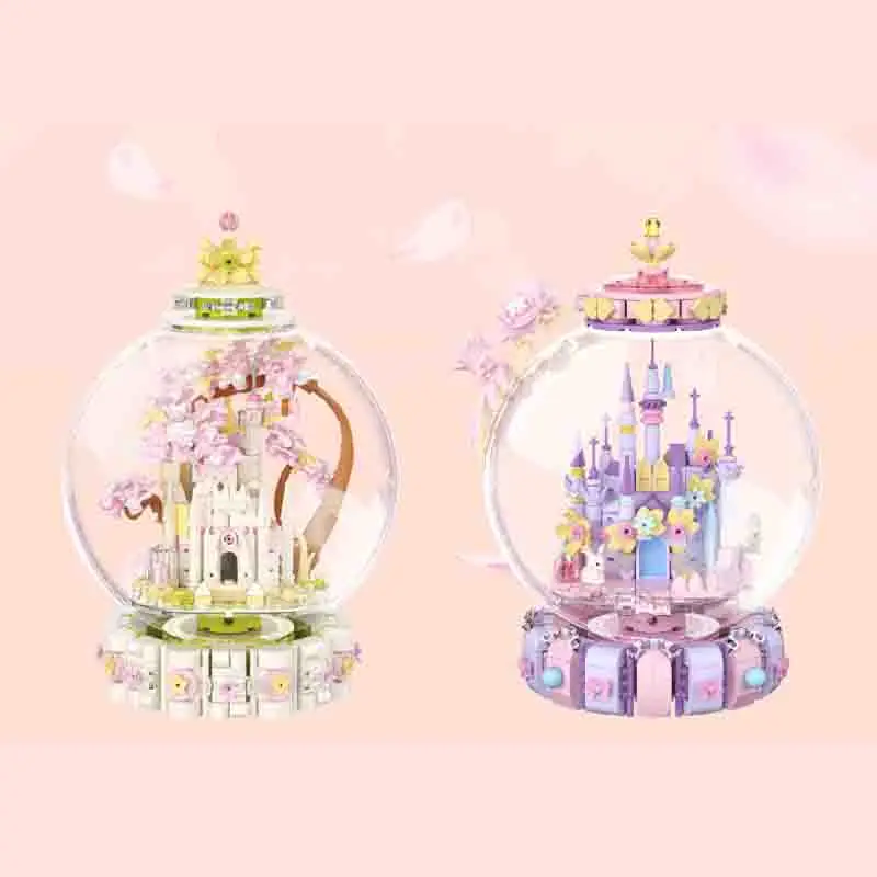 

Crystal Castle Compatible Lego Building Blocks Toy Model Assembly Educational Toys for Girls Trendy Play Gifts