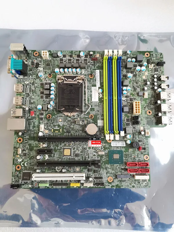 100% Working Motherboard For Lenovo ThinkCentre M920t Q370 I370MS LGA1151 DDR4 Z75 System Board Fully Tested