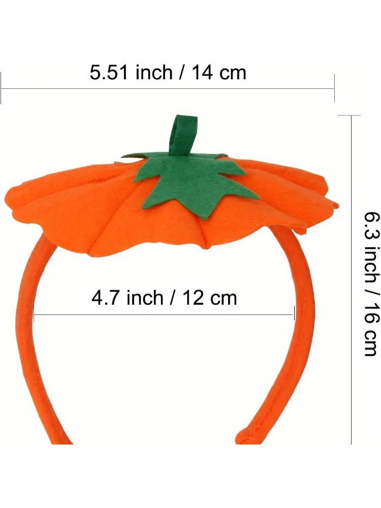 Halloween headband Pumpkin hat Headband Halloween costume dress up party accessories anime accessories  cosplay accessories