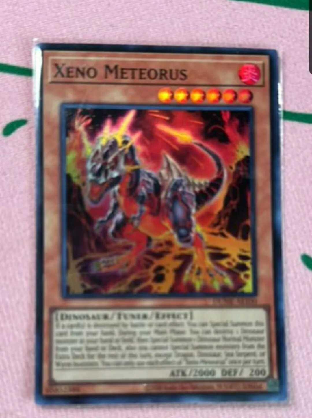 Yugioh Konami Duel Monsters DUNE-AE100 Xeno Meteorus Super Zeldzame Aziatische Engelse Collectie Mint Card