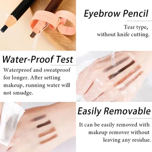 Professional Eyebrow Pencil Microblading, Waterproof Art Tint Makeup, Eye Brow Enhancers, Cosmetic Pen, Permanent Tattoo, 5PCs 12 Main Sales Eyebrow Shadow - №8