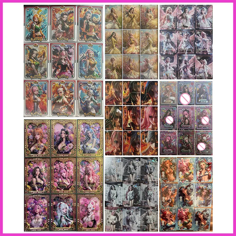 

Аниме ONE PIECE Игрушки для мальчиков Uta Yamato Reiju Shirahoshi Perona Hancock Rare FE MT PE KR TYP QP Коллекционная карта Подарок на день рождения