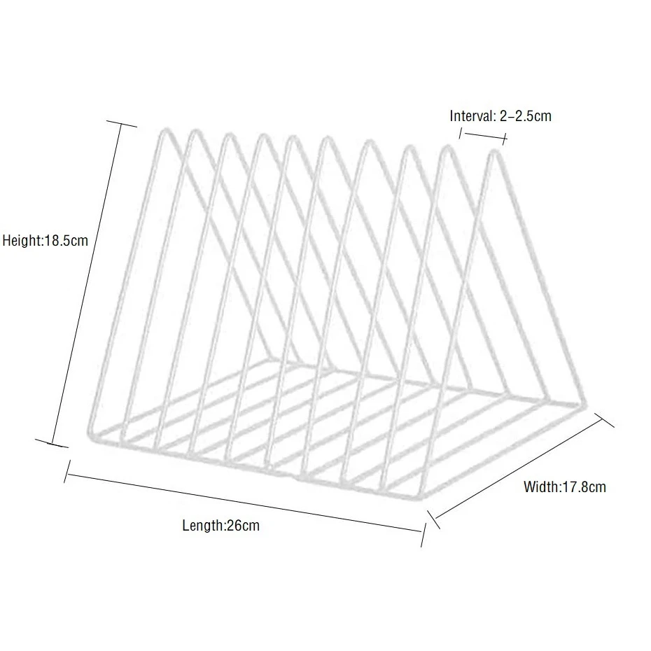 Трехугловая стойка для файлов и стеллаж для магазинов, 10 ячеек, стеллаж для газет, хранение файлов для офиса, украшение для дома