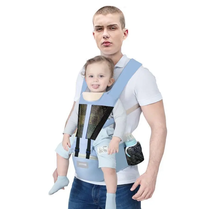 Ergonomic Baby Carrier Baby Hip Carrier Front Kangaroo Child Hip Seat Breathable Fit Baby Travel Activity Gear Baby Supplies