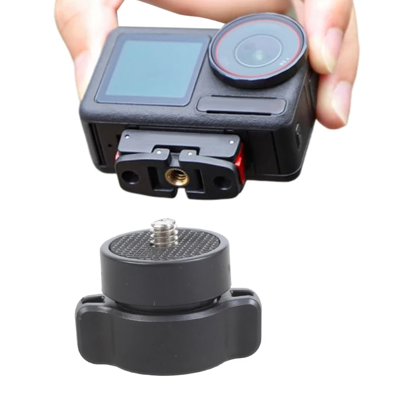 Сверхмощный 17-миллиметровый женский шариковой гнездо до 1/4-20 мужской винтовой преобразователь для адаптера для камеры черные