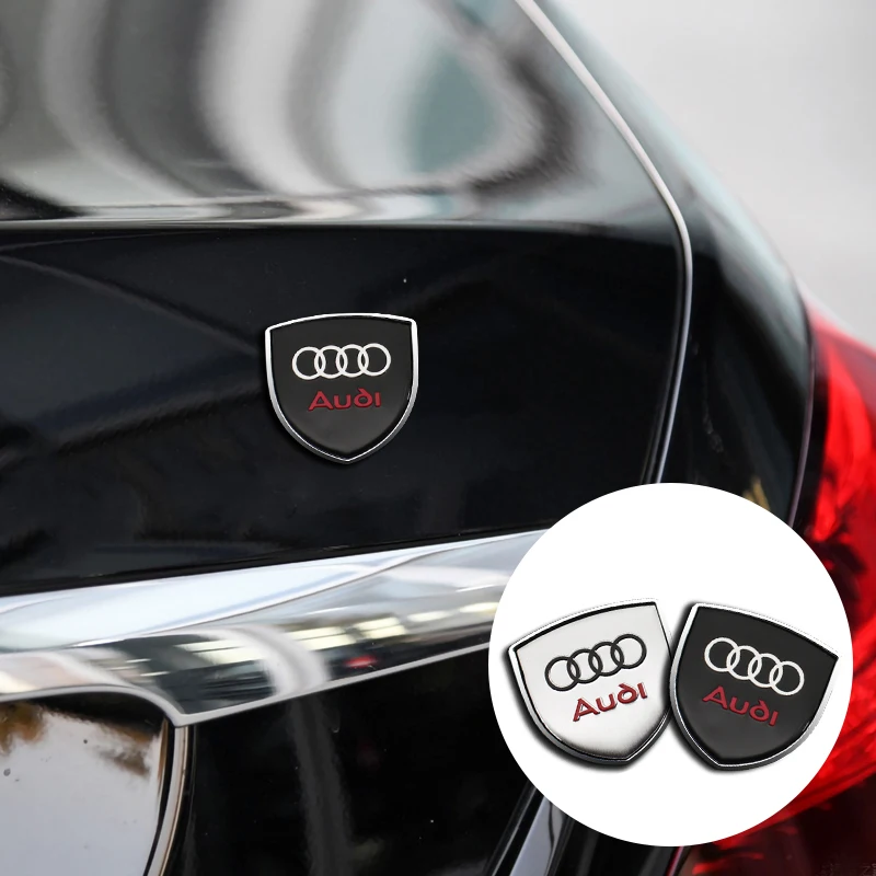 For Audi A4 A5 A6 A3 B8 8P 8V B6 C7 S S3 S4 S5 S6 S7 S8 3D Metal Emblem Car Body Rear Trunk Sticker Badge Decoration Accessories