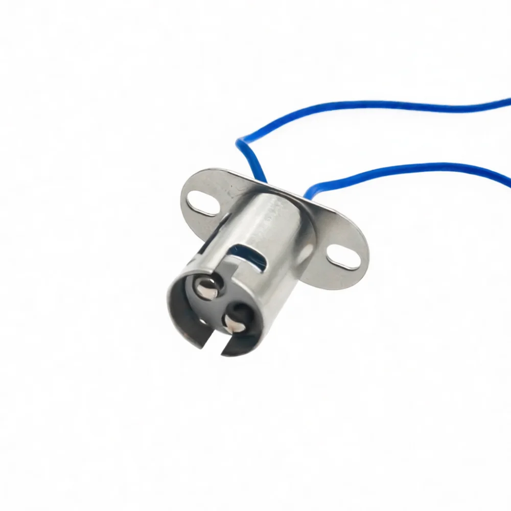 1157 BA15D Car Signal Light Socket Holder Connector Base Adapter Wiring Harness Brake Lamp Iron Durable Repair Interface