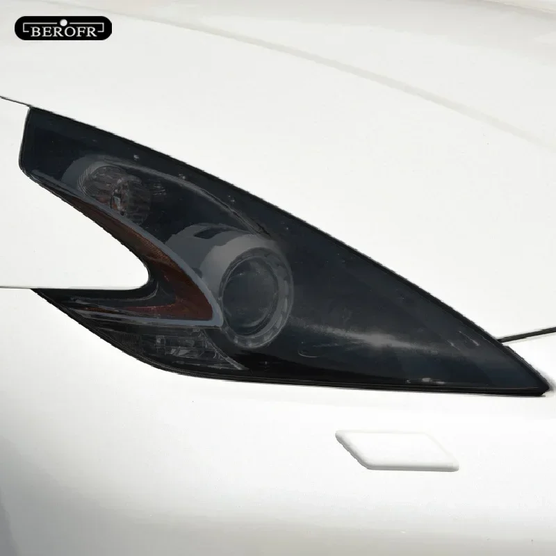 2-個車のヘッドライトティント黒保護フィルム保護透明-tpu-ステッカー日産-370z-ニスモ-2009-on-アクセサリー