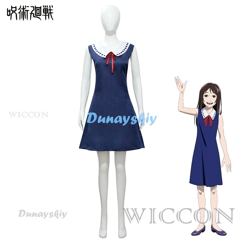 Orimoto Rica cosplay costume anime jujutsu cosplay cursed Queen lovely sleeveless dress woman sexy Kawai party uniform