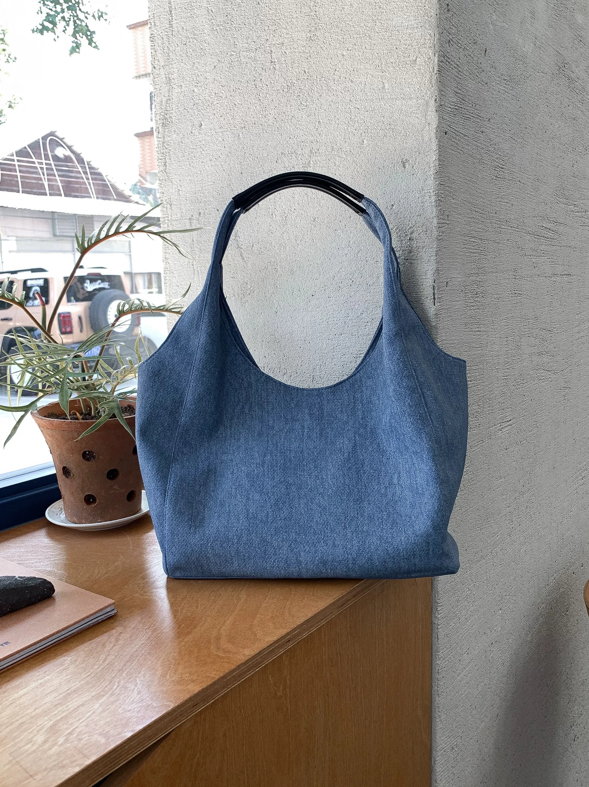 

Miyagawa Ins Style Джинсовая легкая сумка Модная сумка через плечо для подмышек Новые сумки-тоут