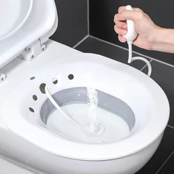 Woman Folding Portable Bidet Maternal Self Cleaning Private Parts Hip Irrigator Perineum Soaking Bathtub Toilet Bidet Seat