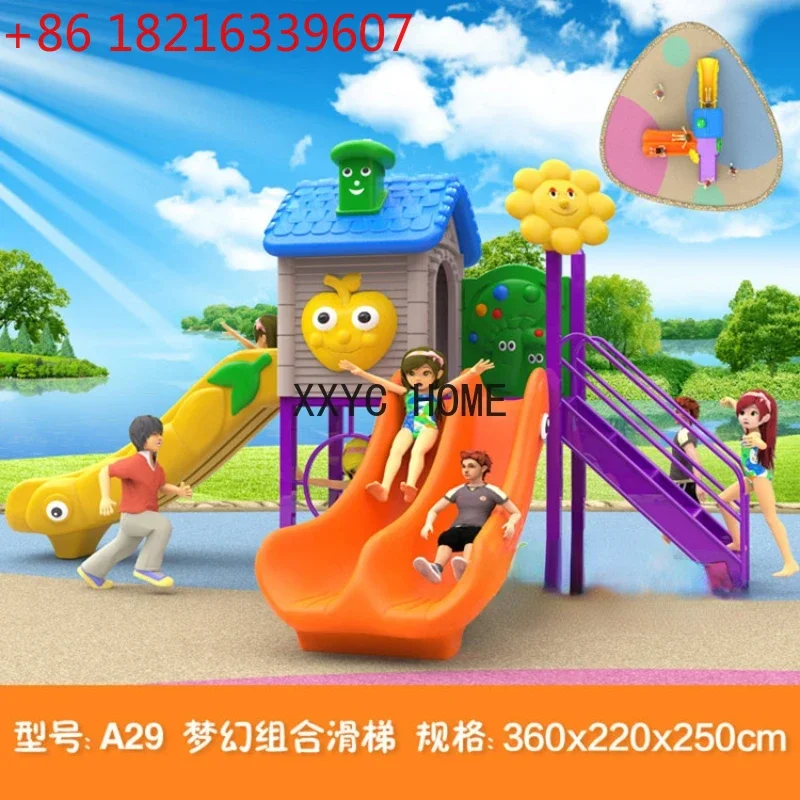 

Игровой комплекс TAO Park: Большая уличная комбинированная горка Little Doctor Slide Mingyi Amusement