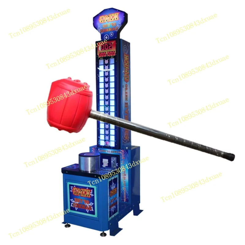 Hercules Hammer Coin Arcade Punch Game Power King Hammer Power Machine Big Metal Hammer Punch Sport Style