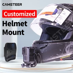 For Shoei Hjc Agv Pista Arai Motorcycle Customized Helmet Chin Mount for GoPro Insta360 X4 X3 X2 DJI 5 Sports Camera Accessories