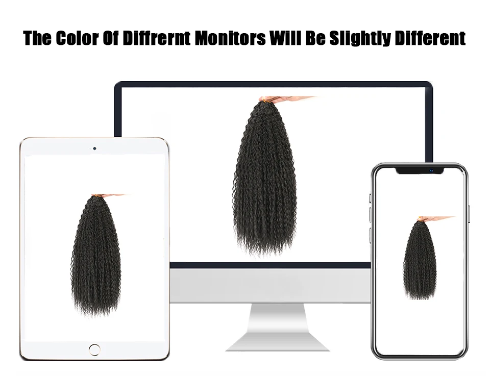 Tiefe Welle Twist Flechten Haarverlängerungen für Frauen Hochwertige synthetische Häkelzöpfe Haar 24 Zoll Ombre Bug Braun Afro Locken – Detail 30