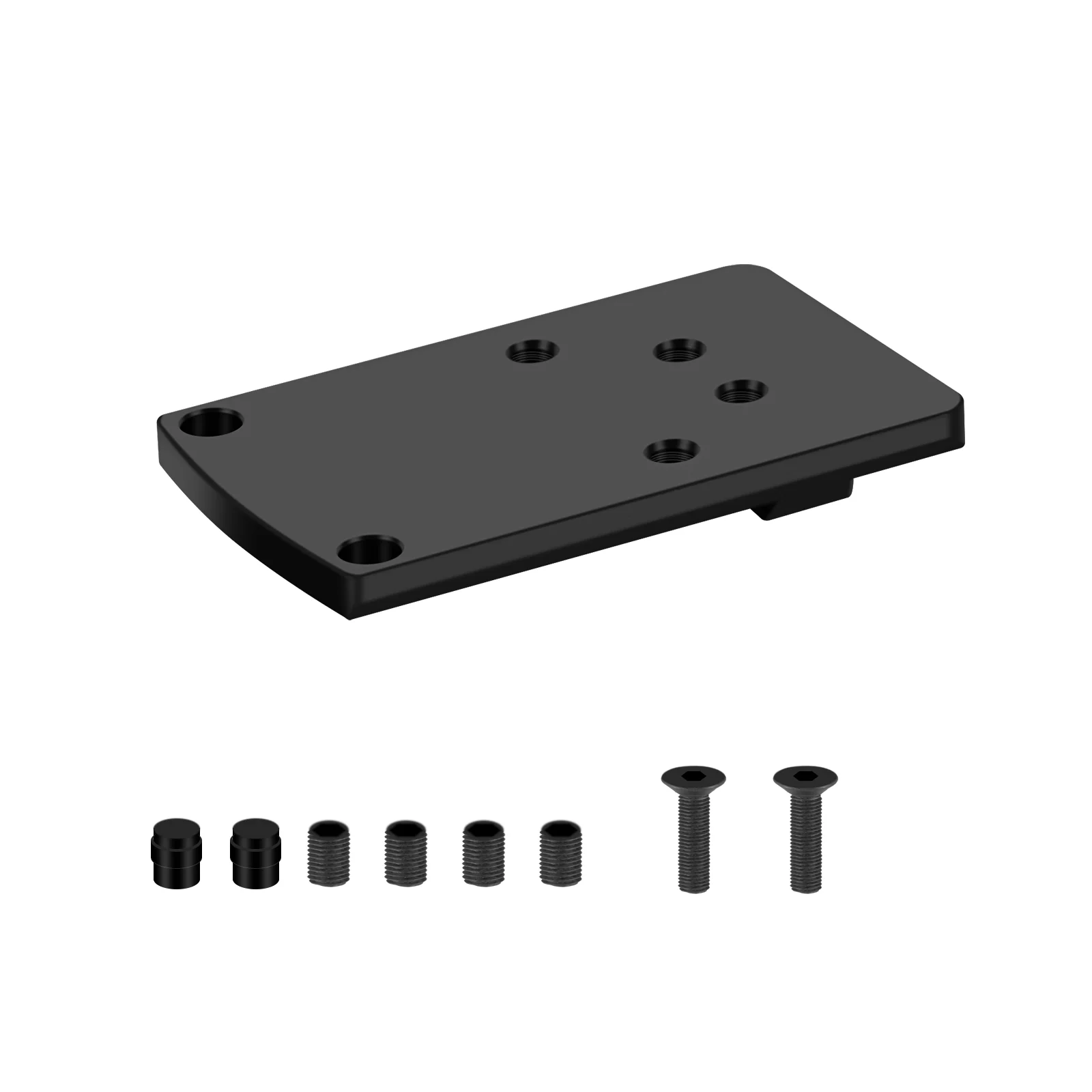 

Glock Gen3-Gen5 Full-Size Optic Adapter - HS 407C/507C/507T Compatible, No Drill Mounting for 17/22/34/35/41 Pistols