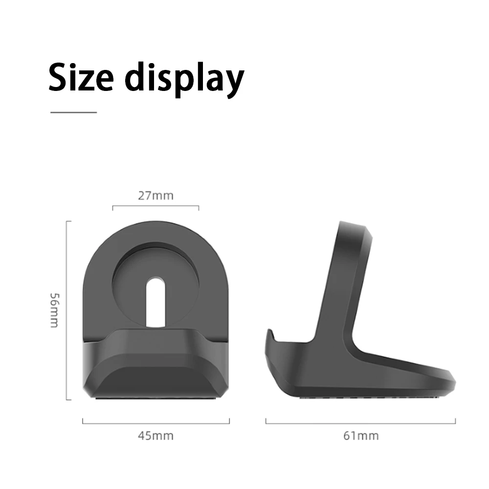 حامل شاحن من السيليكون لساعة Apple Watch Serie Ultra 10/9/8 7 6 SE Station Dock شحن حامل سطح المكتب iwatch Ultra 2 ملحقات